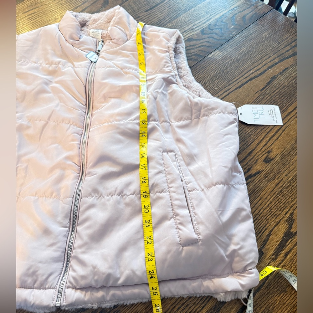 NWT Reversible Time and Tru Faux Fur Vest - Picture 6 of 9
